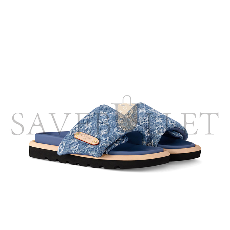 LOUIS VUITTON POOL PILLOW FLAT COMFORT MULE 1AGUZO
